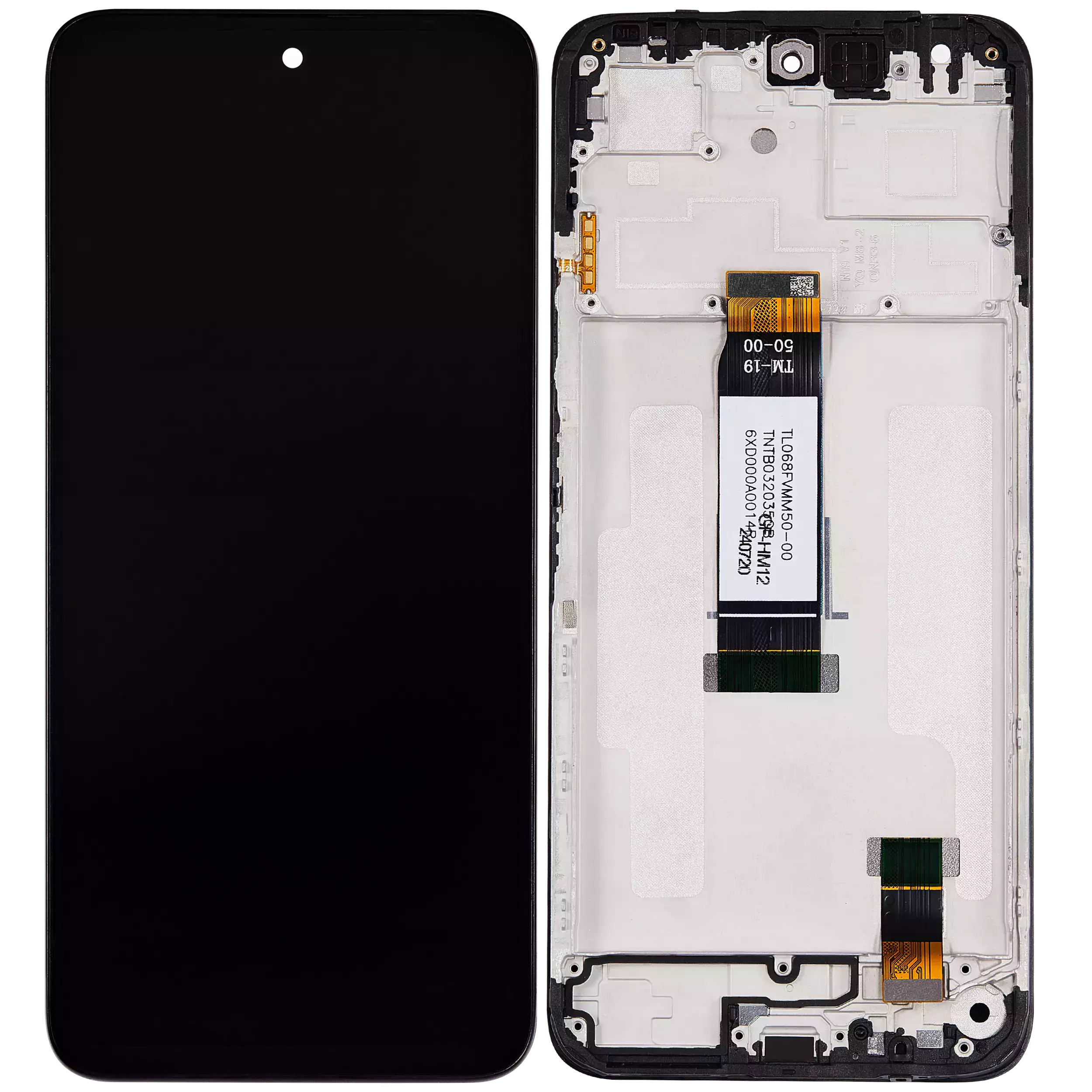 LCD Display mit Rahmen für Xiaomi Redmi 13 4G / Redmi 13 5G / Note 13R (Aftermarket Plus) – Bild 2