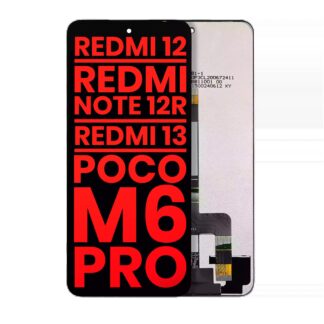 LCD Display ohne Rahmen für Xiaomi Redmi 12 4G / Redmi 12 5G / Redmi 13 4G / Redmi 13 5G / Redmi Note 12R / Poco M6 Pro (Aftermarket Plus) (