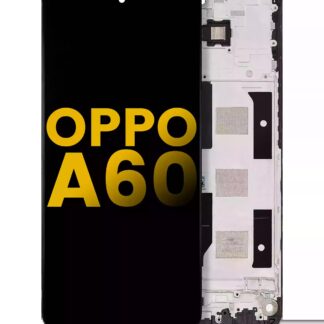 LCD Display mit Rahmen für OPPO A60 (professionell aufgearbeitet)
