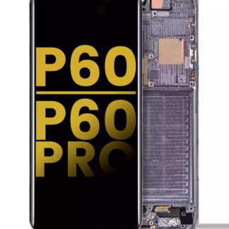 OLED Display mit Rahmen für Huawei P60 / P60 Pro (professionell aufgearbeitet) (Black / Green)