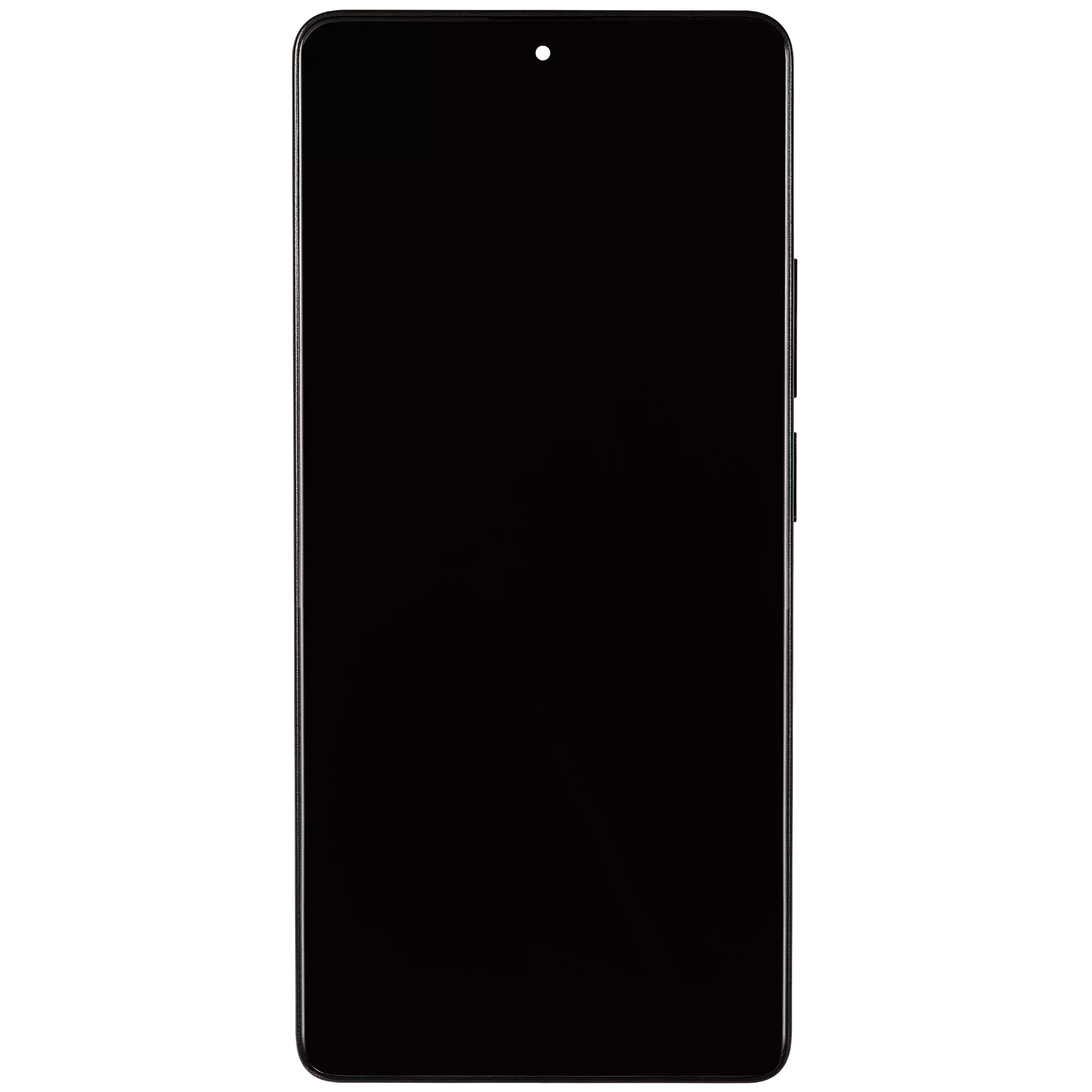 OLED Display mit Rahmen für Xiaomi Redmi Note 13 Pro 4G / Xiaomi Poco M6 Pro 4G / Xiaomi Redmi Note 14S (professionell aufgearbeitet) (Midnight Black (Schwarz)) – Bild 3