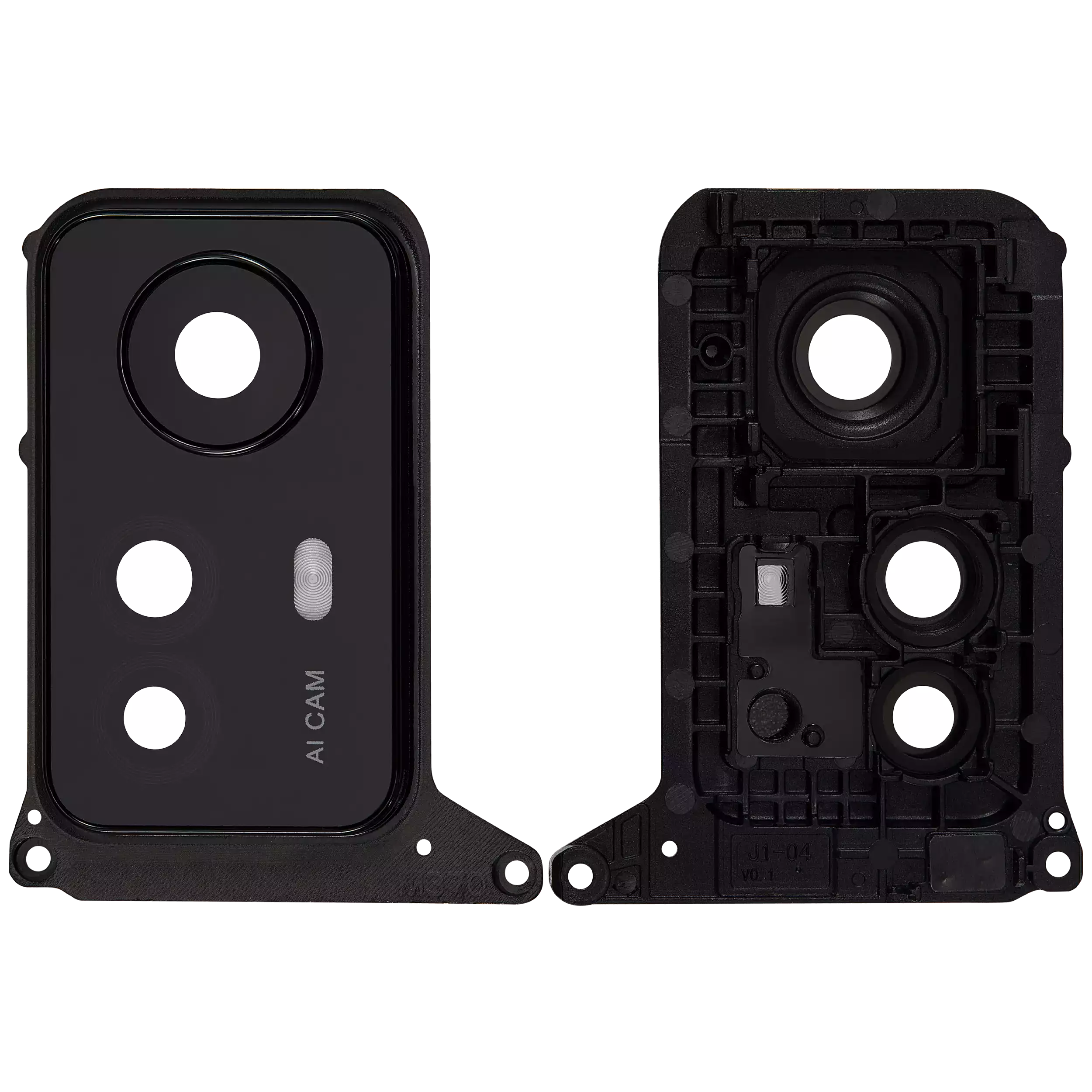 Rückkamera-Glas mit Halterung / Blende für Xiaomi Redmi Note 12S (Onyx Black) – Bild 2