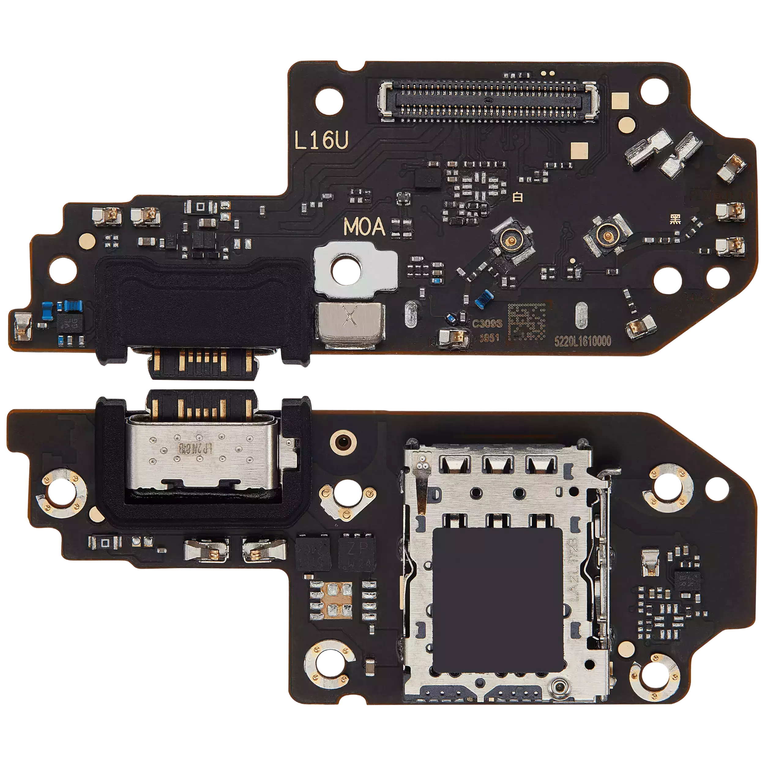 Ladebuchse mit PCB-Platine für Xiaomi Redmi Note 12T Pro / Poco X4 GT – Bild 2