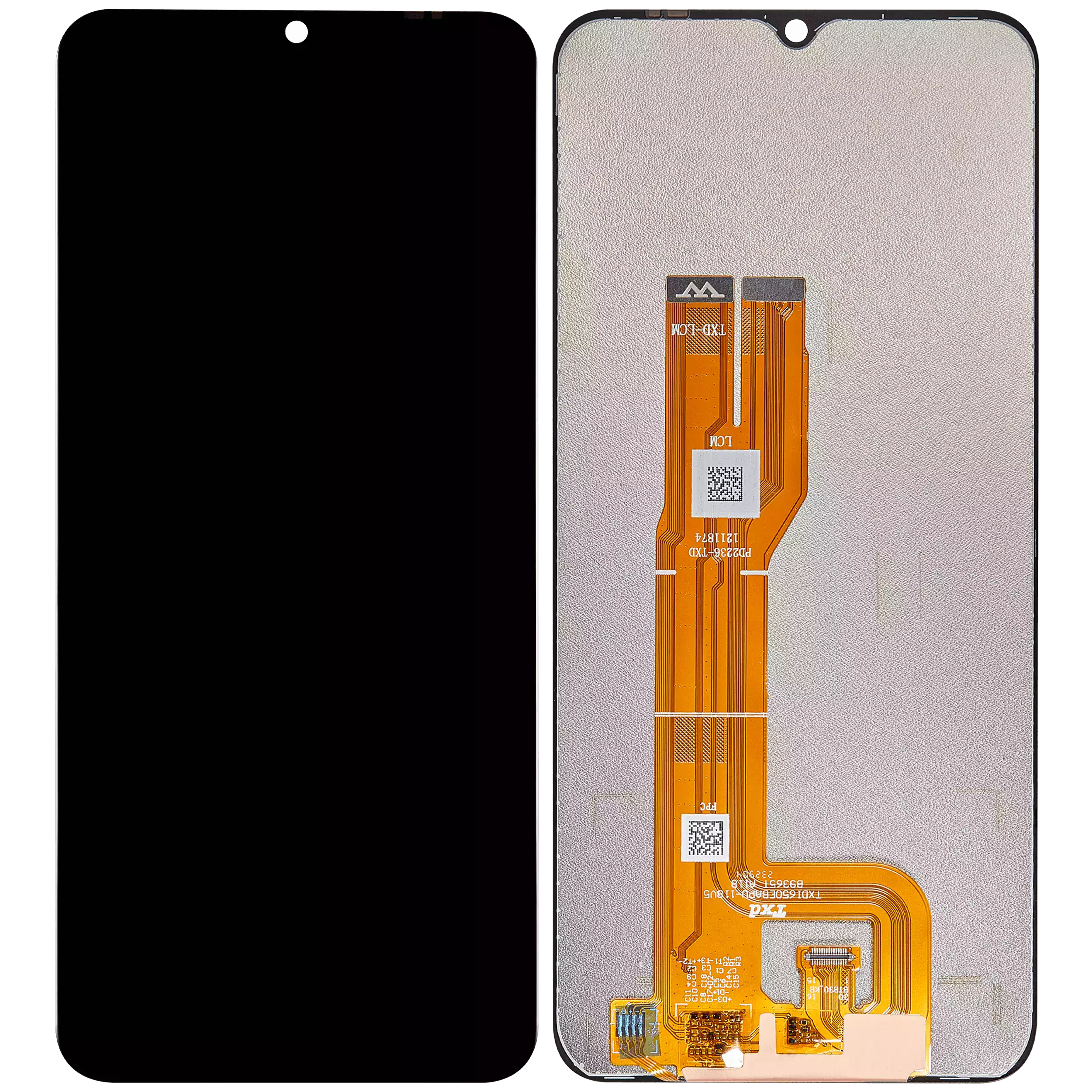 LCD Display ohne Rahmen für Vivo Y02 / Y02t / Y02A / Y11 (2023) (professionell aufgearbeitet) – Bild 2