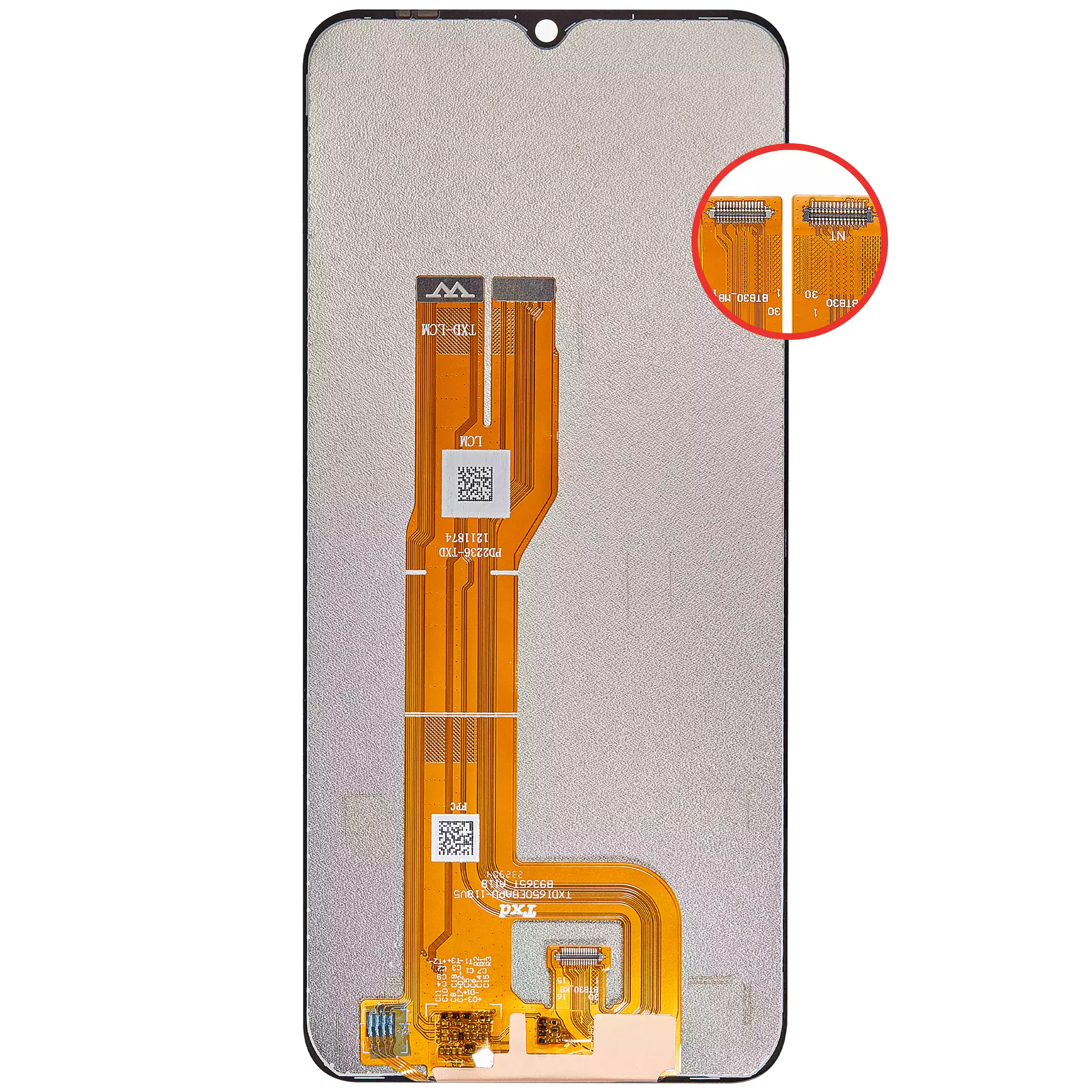 LCD Display ohne Rahmen für Vivo Y02 / Y02t / Y02A / Y11 (2023) (professionell aufgearbeitet) – Bild 4