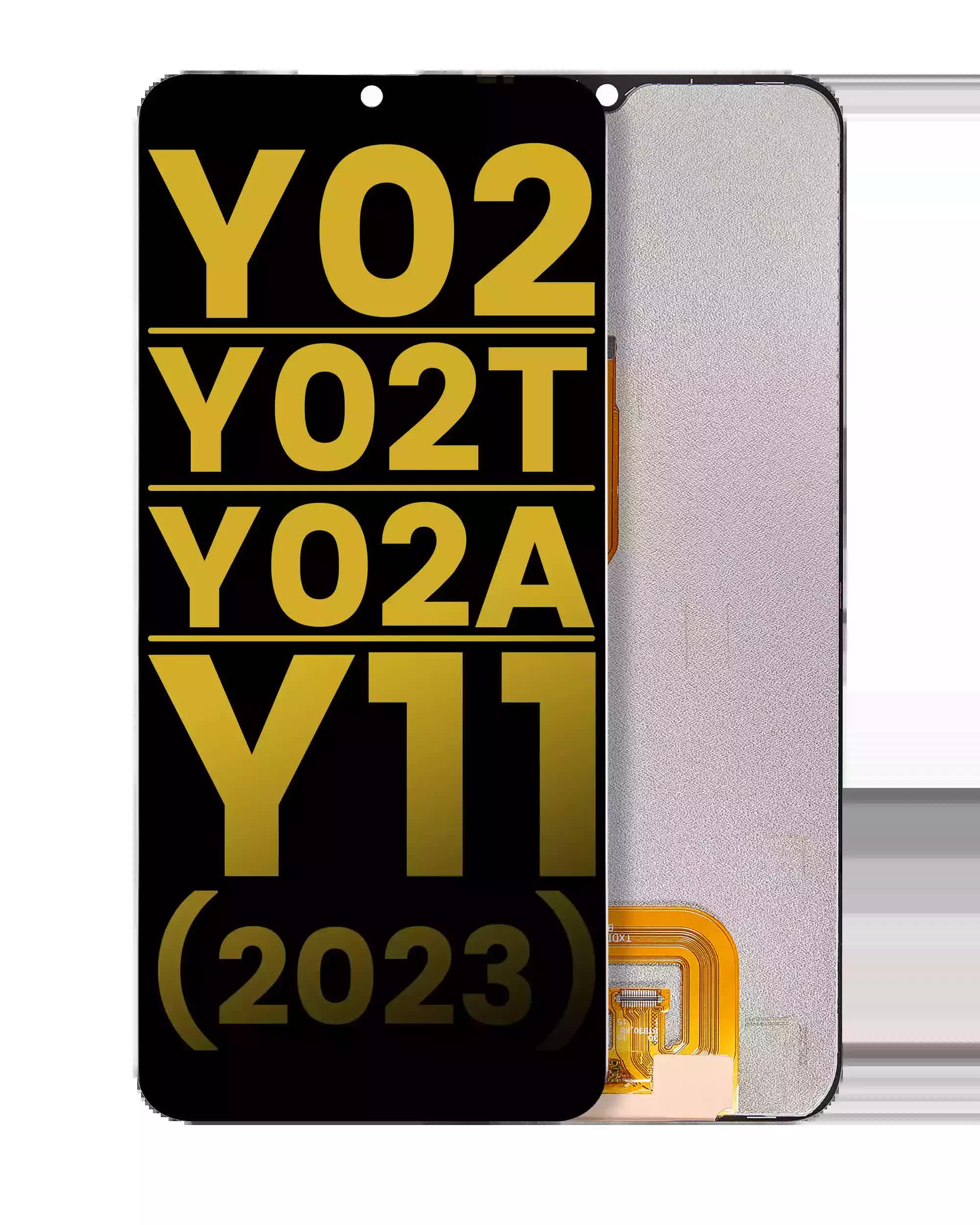 LCD Display ohne Rahmen für Vivo Y02 / Y02t / Y02A / Y11 (2023) (professionell aufgearbeitet)