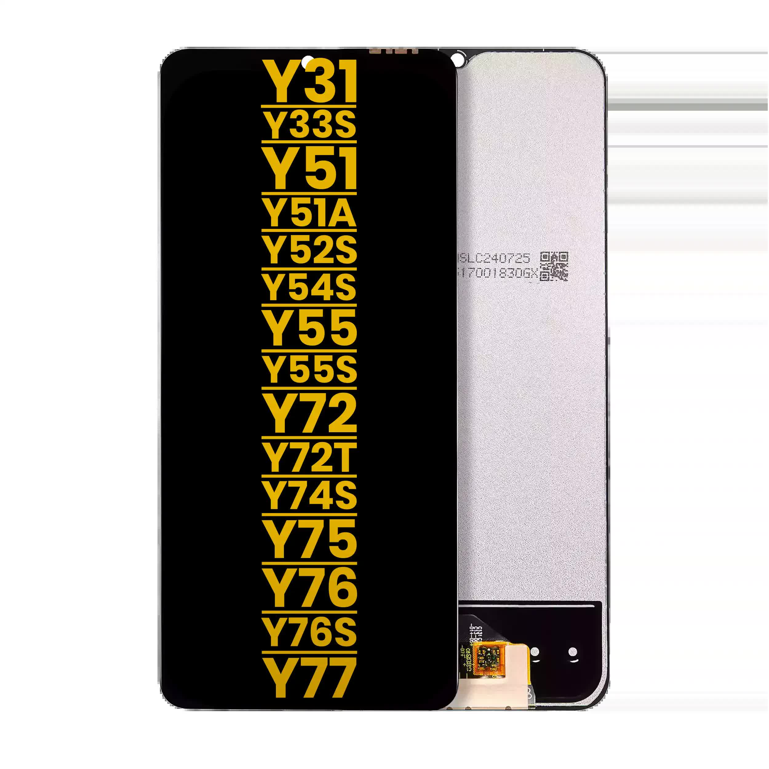 LCD Display ohne Rahmen für Vivo Y31 / Y33s / Y51 / Y51a / Y52s 5G / Y53s / Y55 5G / Y55s / Y72 5G / Y72t / Y74s / Y75 5G / Y76 5G / Y76s / Y77 5G