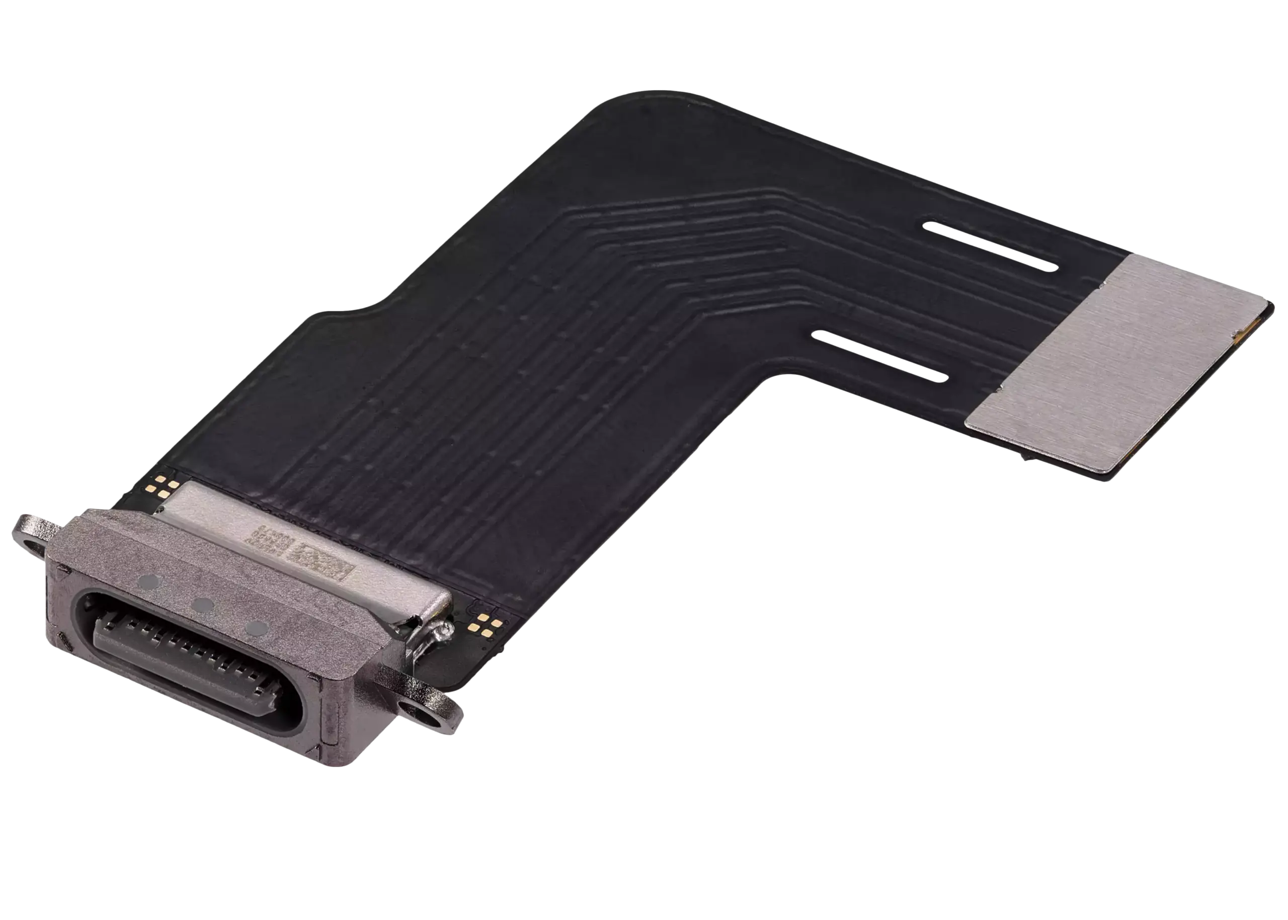 Ladebuchse Flexkabel für ipad Air 11" (2024) / Air 11" (2025) (Aftermarket Plus) (Space Gray) – Bild 4