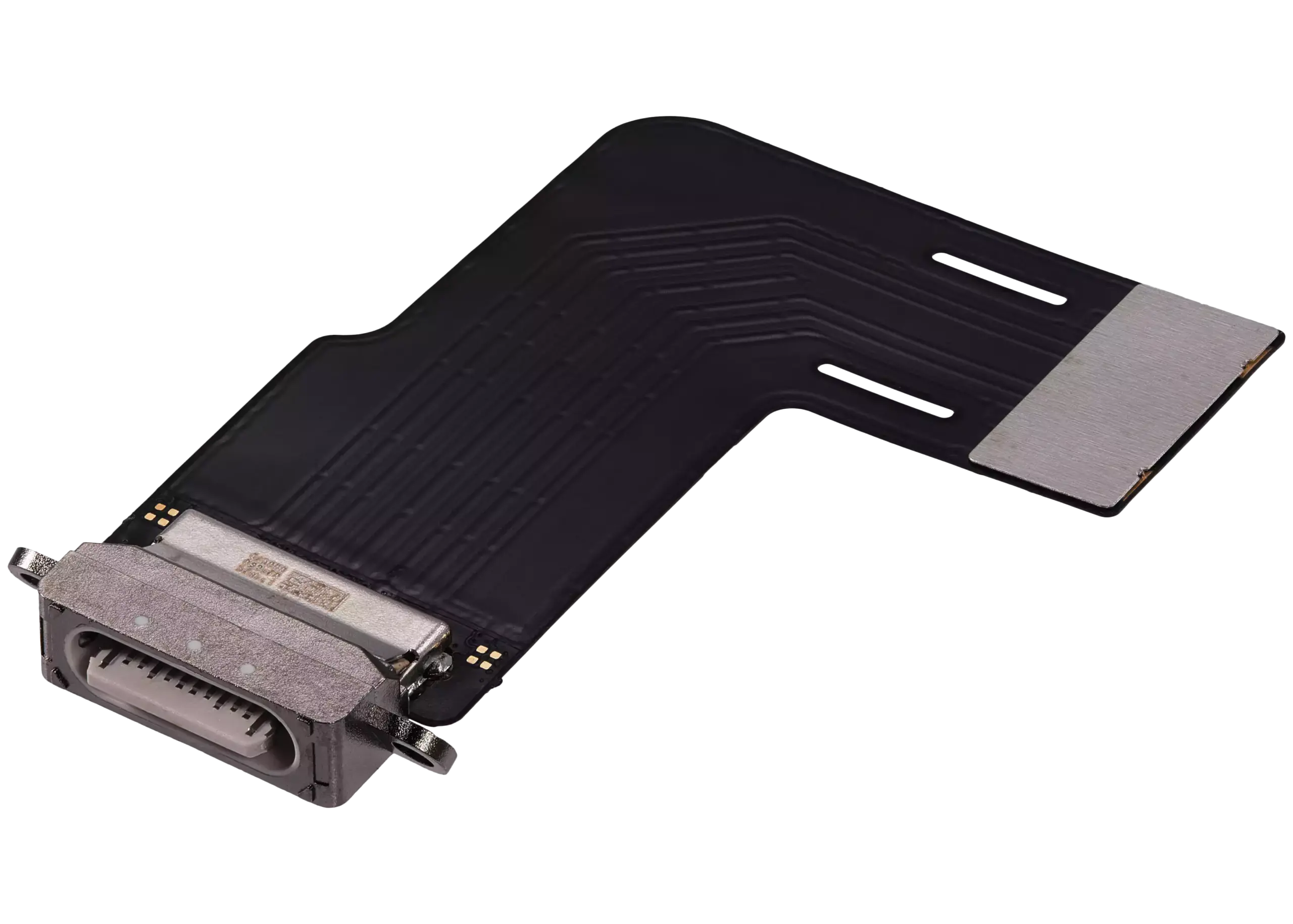 Ladebuchse Flexkabel für ipad Air 11" (2024) / Air 11" (2025) (Aftermarket Plus) (Starlight) – Bild 4