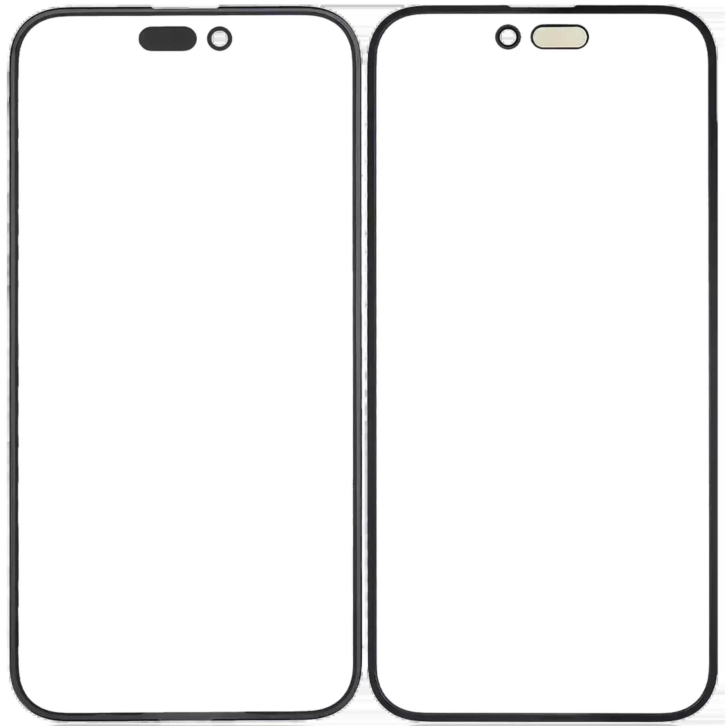 Rahmen einzeln für iPhone 15 Plus (OCA Master) (5er-Pack)