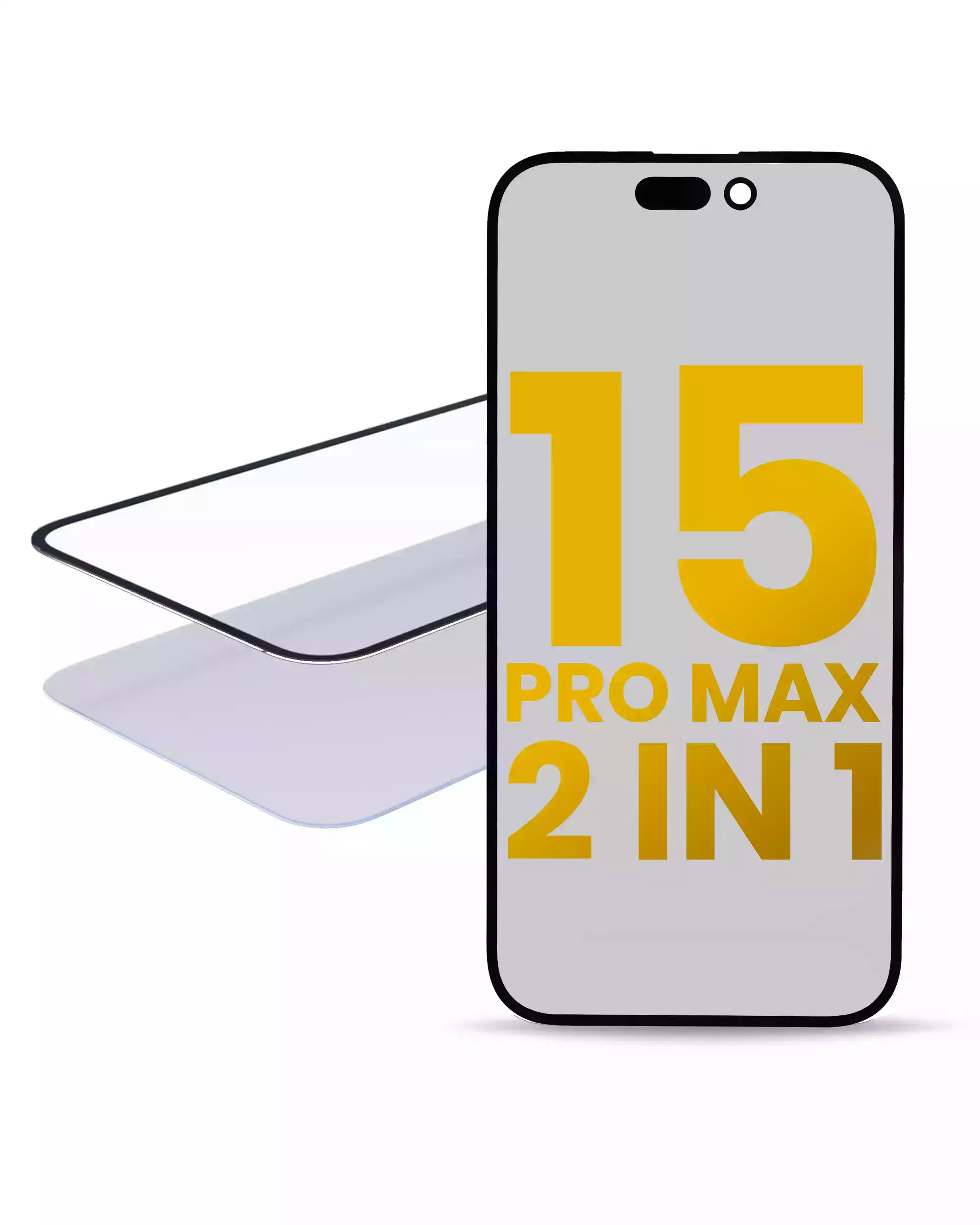 Rahmen einzeln für iPhone 15 Pro Max (5er-Pack) (OCA Master) – Bild 2
