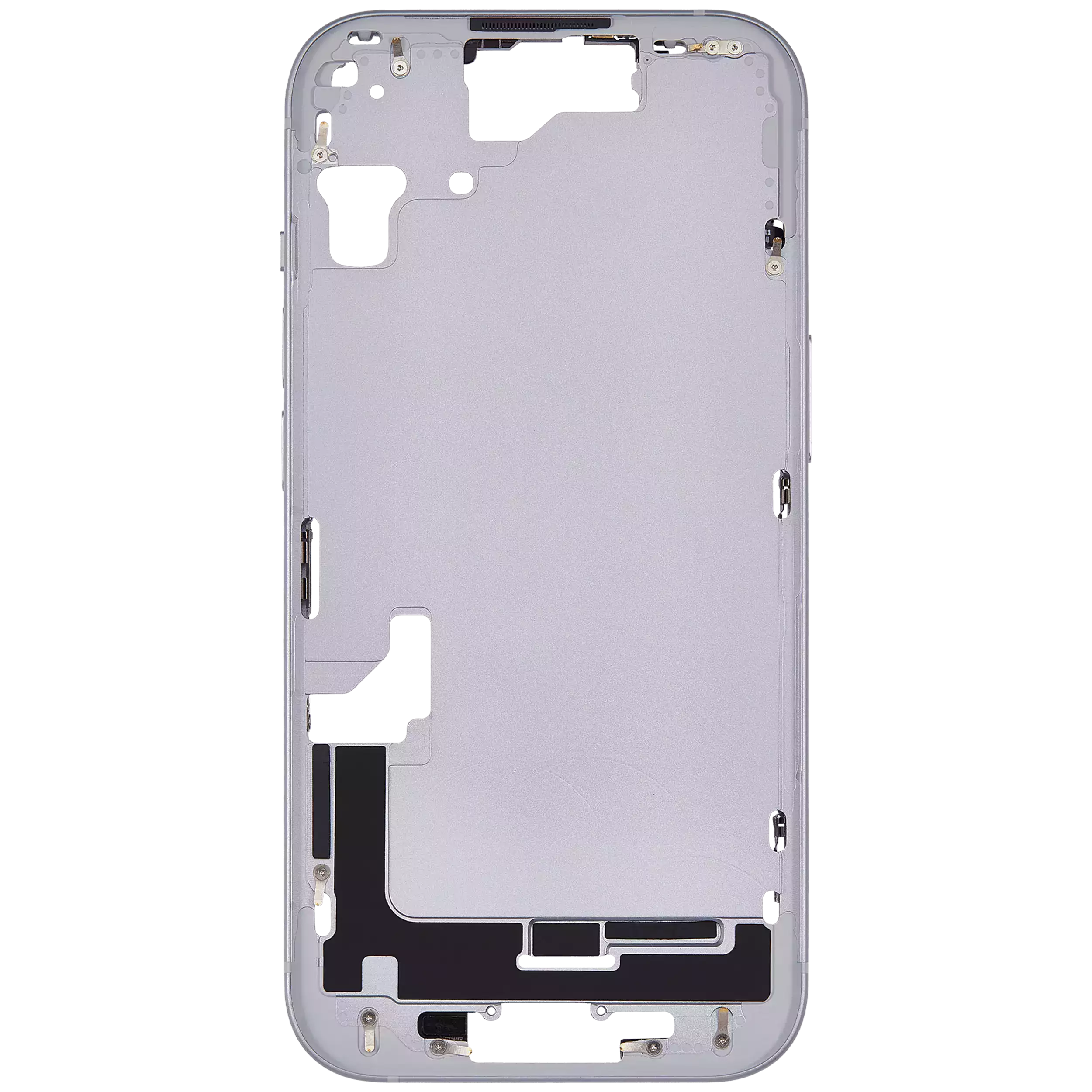 Mittelrahmen mit Kleinteilen für iPhone 15 (EU / globale Version) (Aftermarket Plus) (Blue (Blau)) – Bild 3