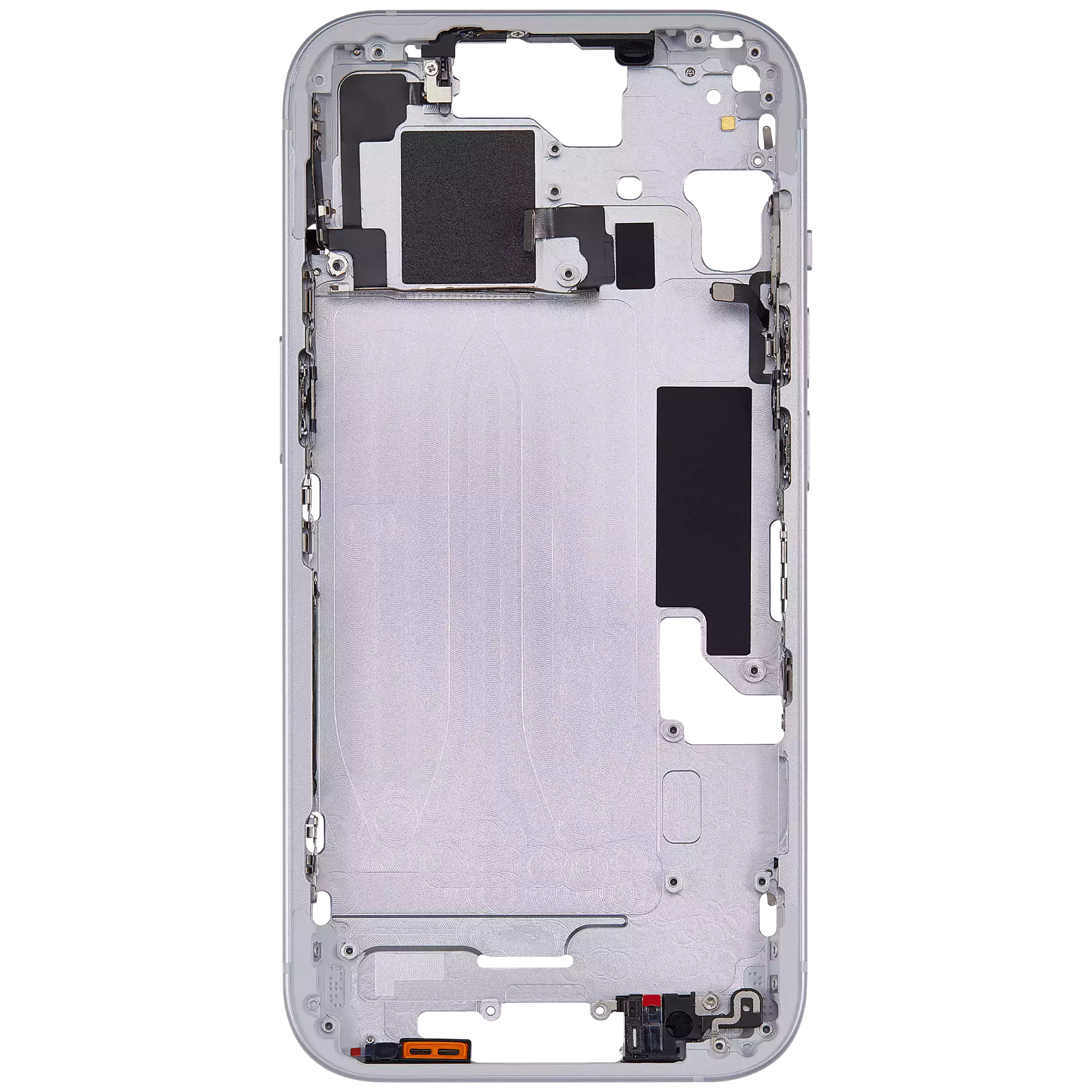 Mittelrahmen mit Kleinteilen für iPhone 15 (EU / globale Version) (Aftermarket Plus) (Blue (Blau)) – Bild 4