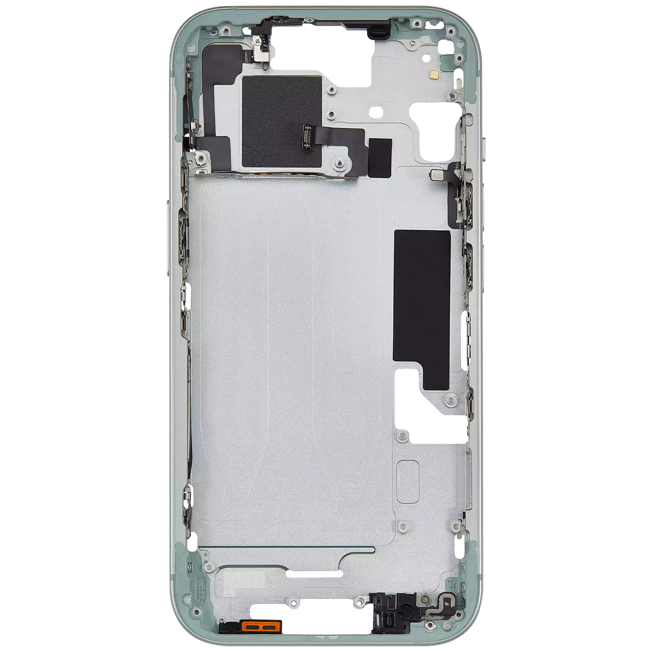 Mittelrahmen mit Kleinteilen für iPhone 15 (EU / globale Version) (Aftermarket Plus) (Green (Grün)) – Bild 4