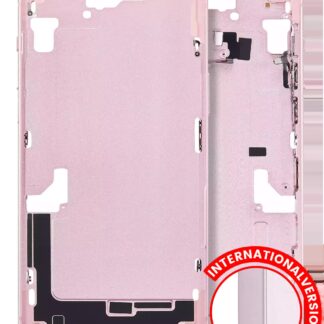 Mittelrahmen mit Kleinteilen für iPhone 15 Plus (EU / globale Version) (Aftermarket Plus) (Pink (Rosa))