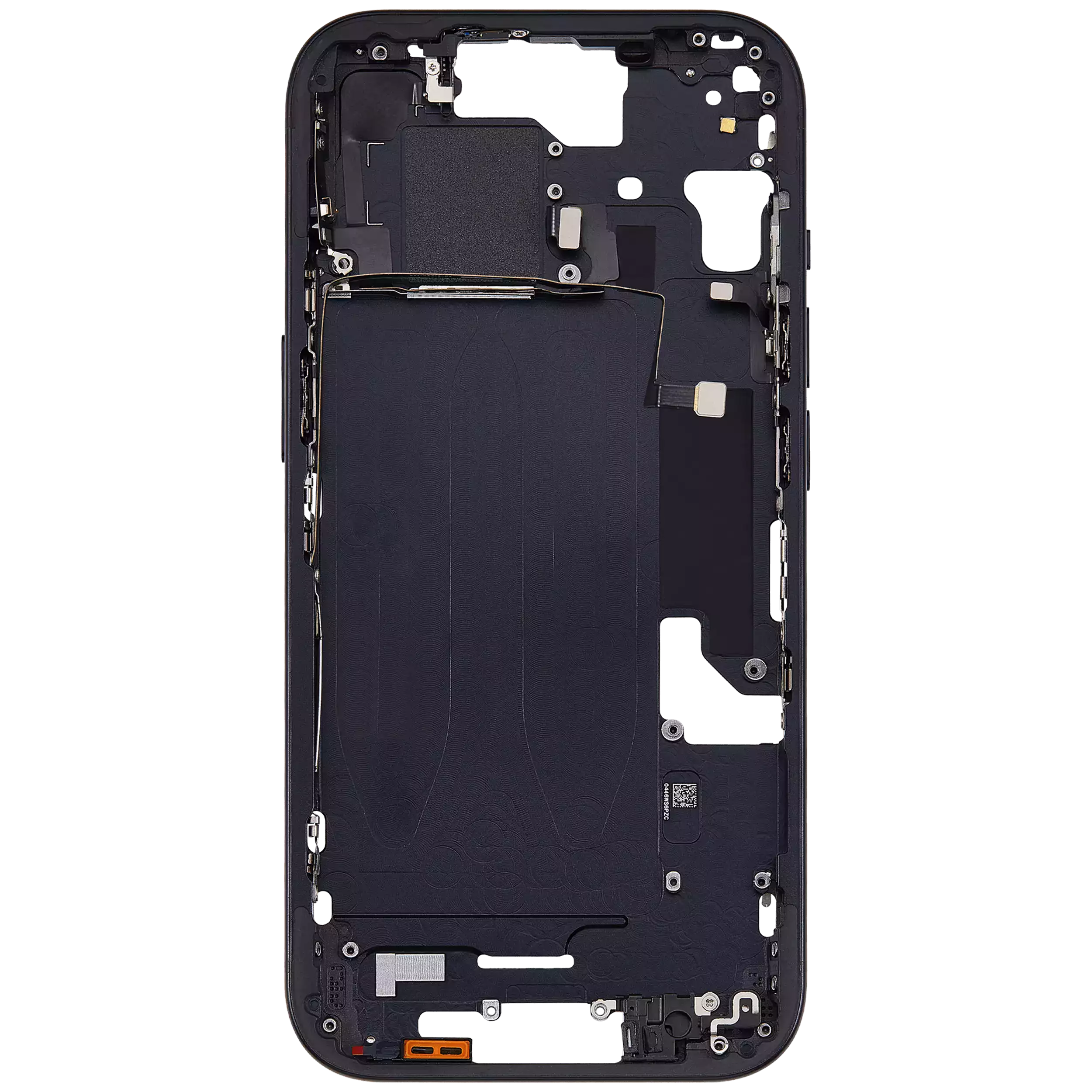 Mittelrahmen mit Kleinteilen für iPhone 15 (US-Version) (Aftermarket Plus) (Black (Schwarz)) – Bild 4