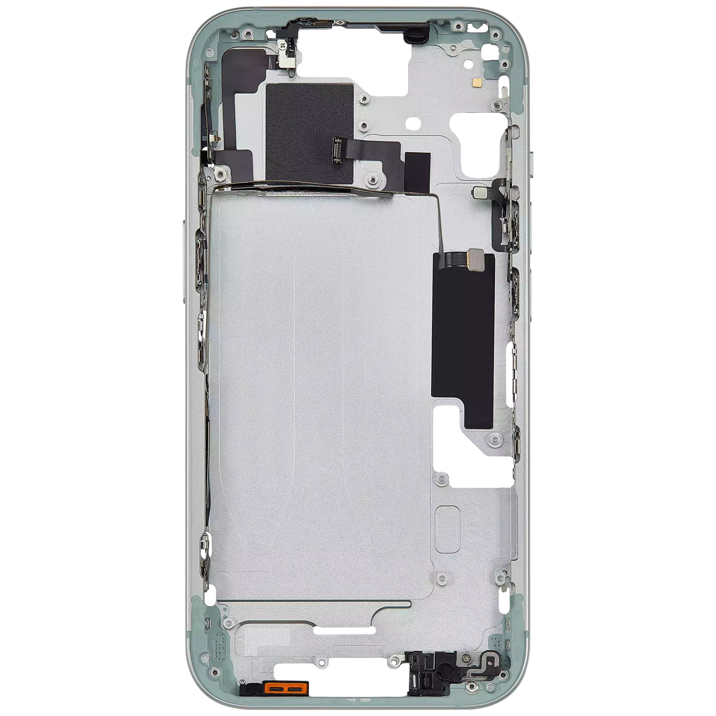 Mittelrahmen mit Kleinteilen für iPhone 15 (US-Version) (Aftermarket Plus) (Green (Grün)) – Bild 4