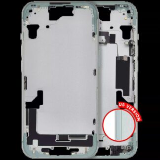 Mittelrahmen mit Kleinteilen für iPhone 15 (US-Version) (Aftermarket Plus) (Green (Grün))