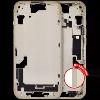 Mittelrahmen mit Kleinteilen für iPhone 15 (US-Version) (Aftermarket Plus) (Yellow)