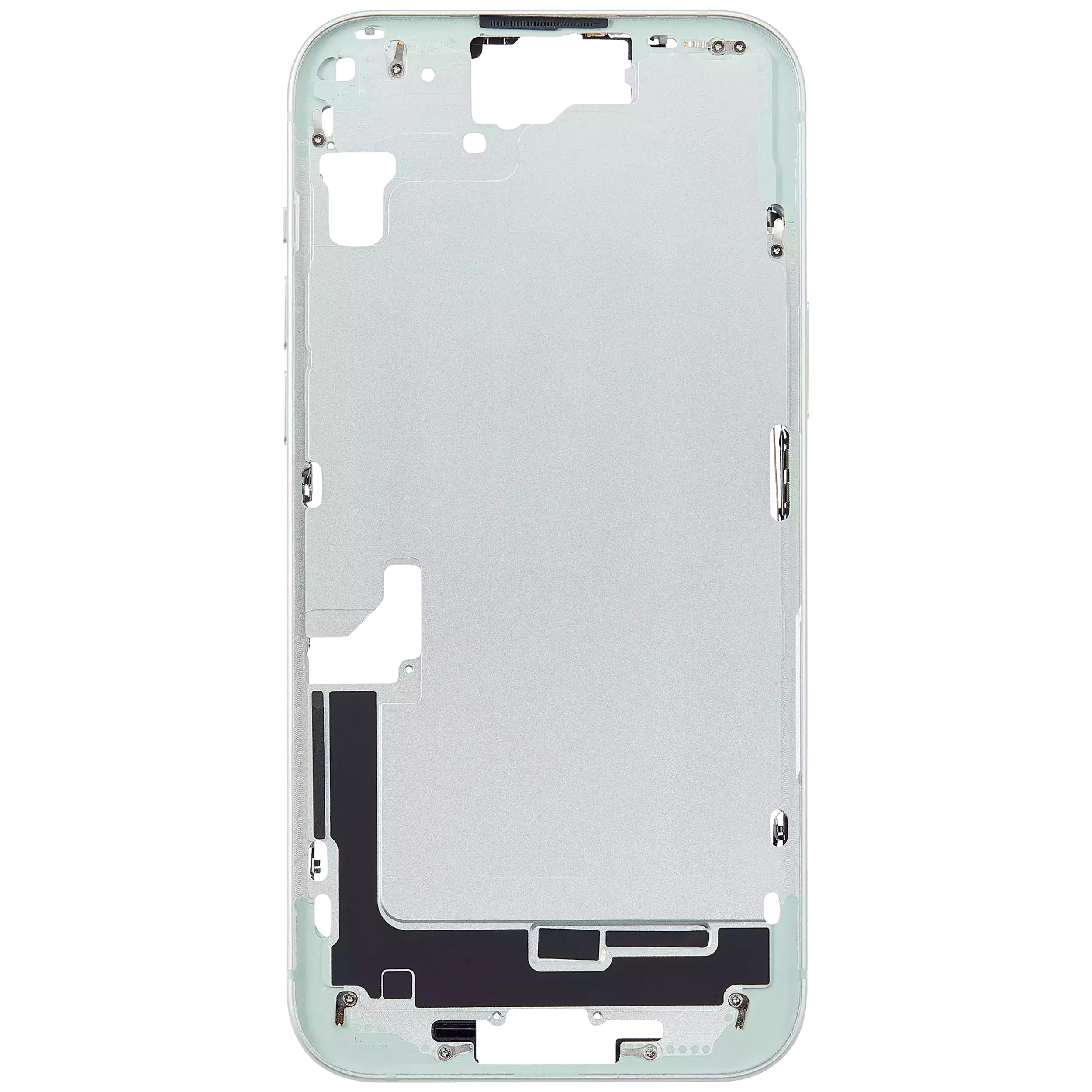 Mittelrahmen mit Kleinteilen für iPhone 15 Plus (US-Version) (Aftermarket Plus) (Green (Grün)) – Bild 3