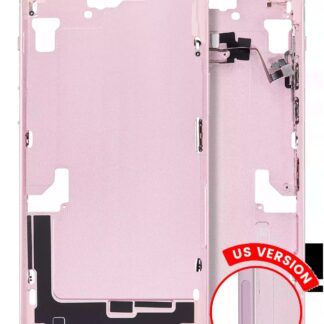Mittelrahmen mit Kleinteilen für iPhone 15 Plus (US-Version) (Aftermarket Plus) (Pink (Rosa))