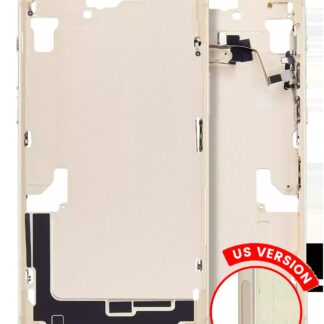 Mittelrahmen mit Kleinteilen für iPhone 15 Plus (US-Version) (Aftermarket Plus) (Yellow)