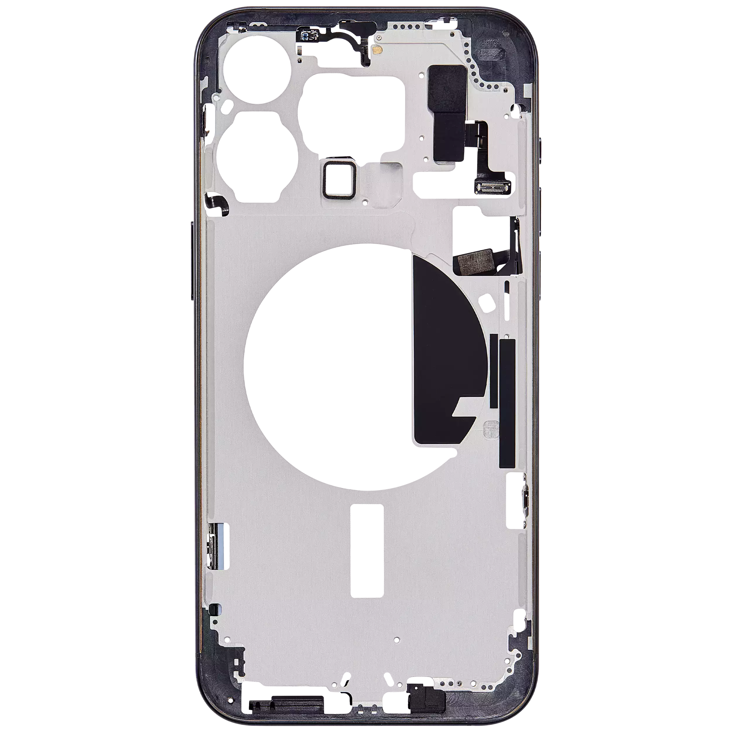 Mittelrahmen mit Kleinteilen für iPhone 15 Pro Max (EU / globale Version) (Aftermarket Plus) (Blue Titanium) – Bild 4