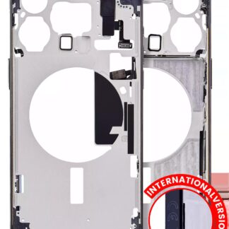 Mittelrahmen mit Kleinteilen für iPhone 15 Pro Max (EU / globale Version) (Aftermarket Plus) (Blue Titanium)