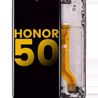 OLED Display mit Rahmen für Honor 50 (professionell aufgearbeitet) (Midnight Black (Schwarz))
