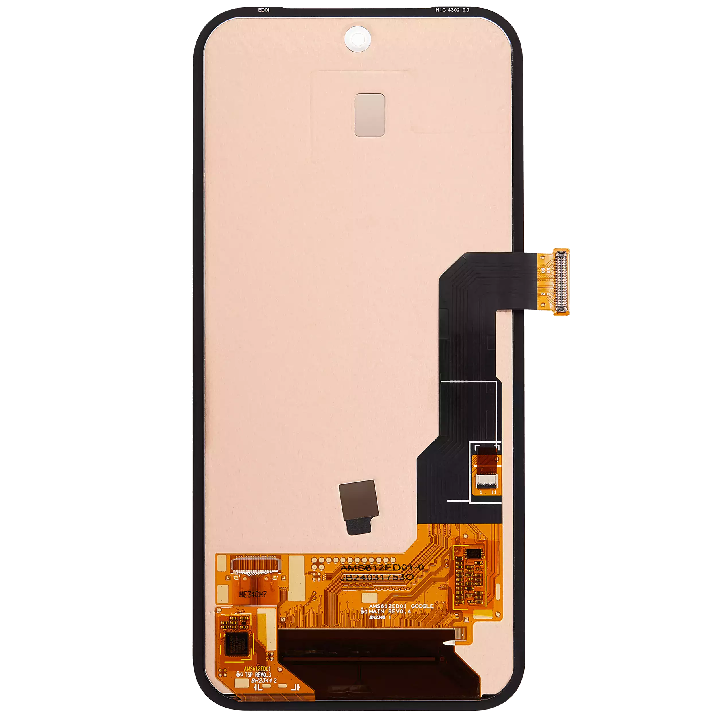 OLED Display ohne Rahmen (ohne Fingerprint Sensor) für Google Pixel 8A (professionell aufgearbeitet) – Bild 4