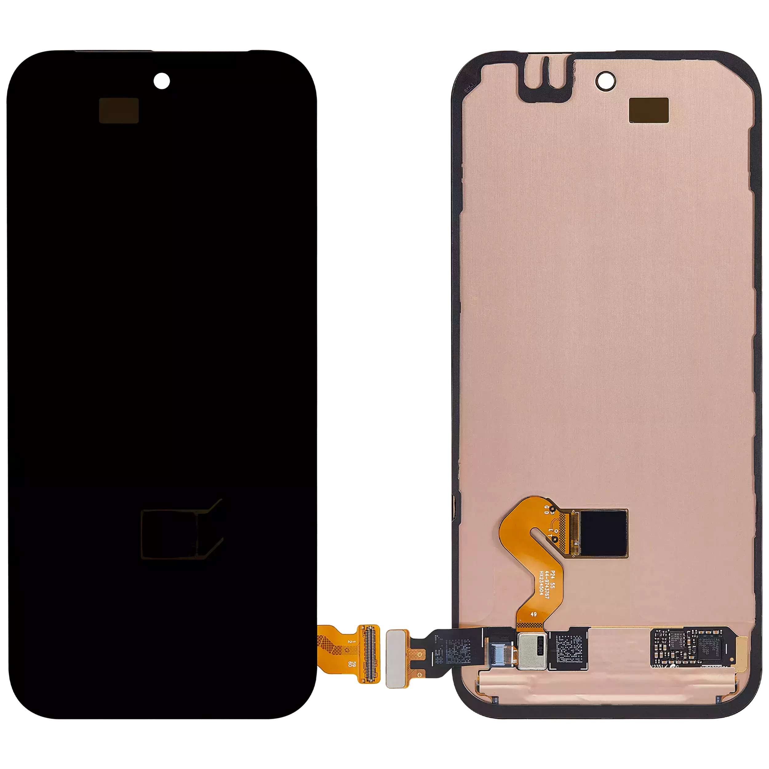OLED Display mit Rahmen (mit Fingerprint Sensor) für Google Pixel 9 Pro (professionell aufgearbeitet) – Bild 2