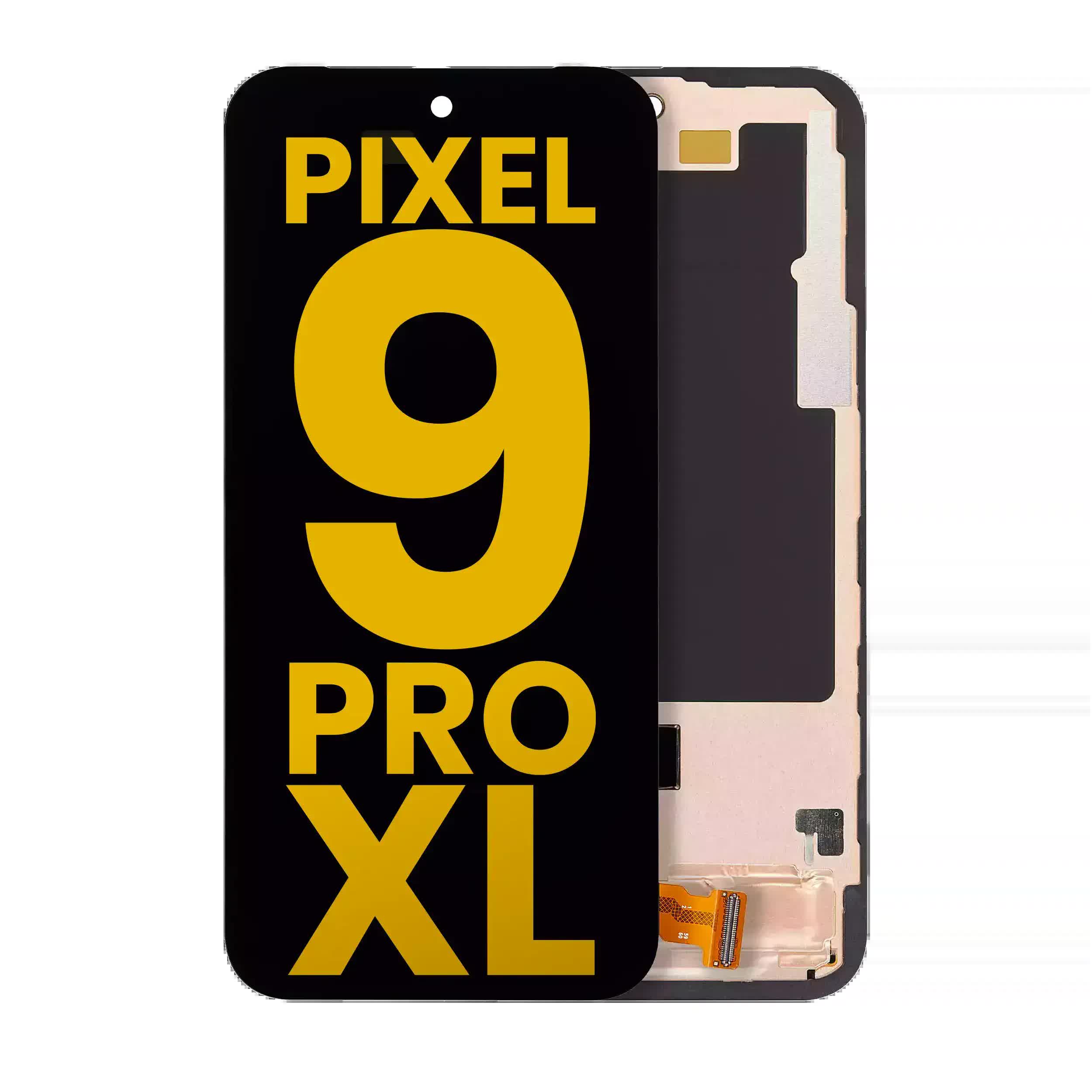 OLED Display mit Rahmen (mit Fingerprint Sensor) für Google Pixel 9 Pro XL (professionell aufgearbeitet)