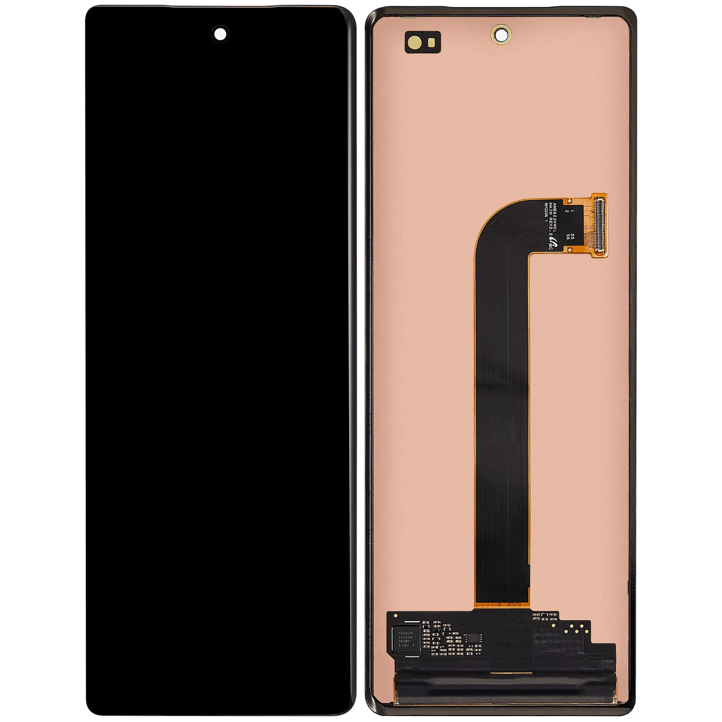 Outer OLED Display für Samsung Galaxy Z Fold 2 5G (professionell aufgearbeitet) – Bild 2