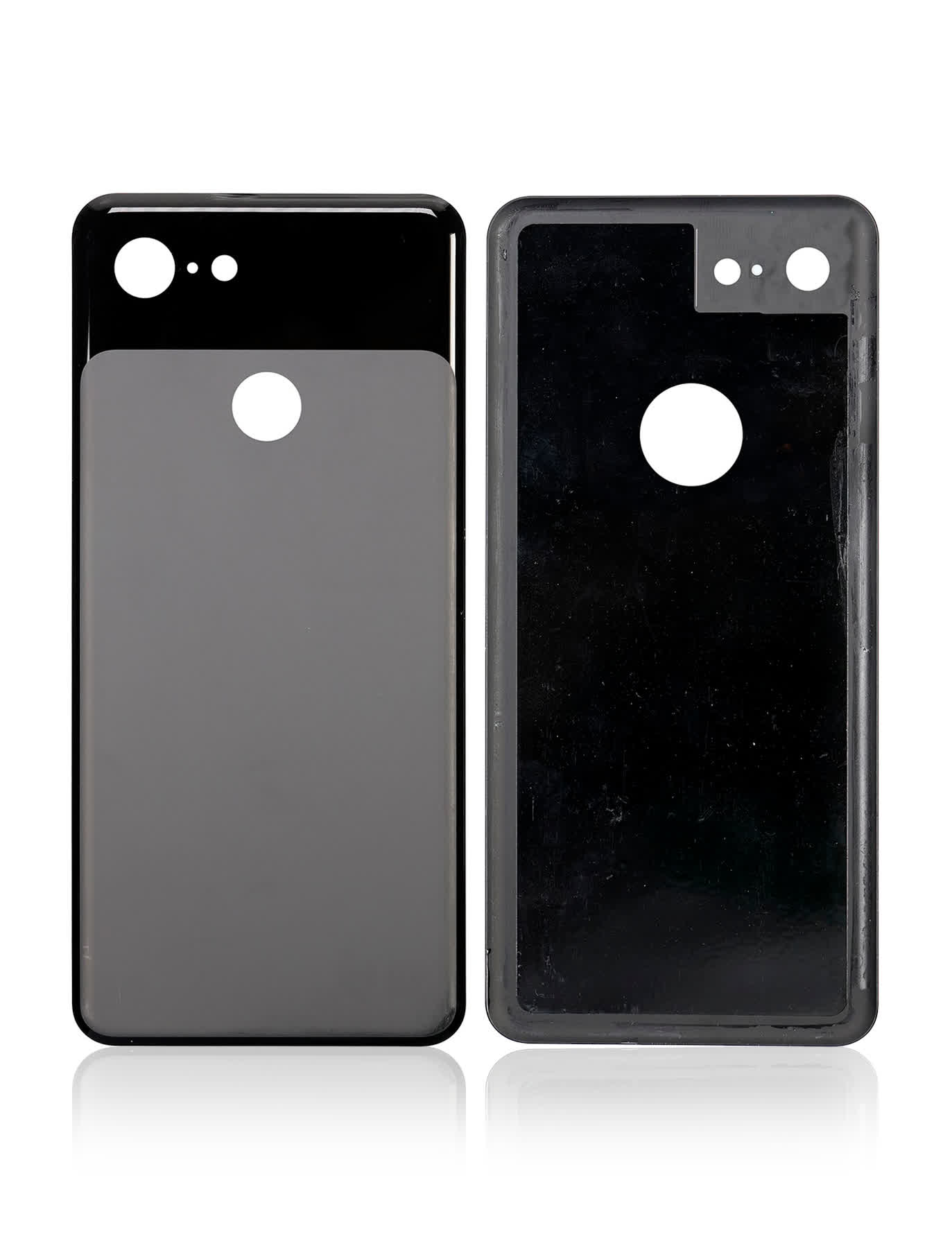 Rückdeckelglas für Google Pixel 3 (ausgebautes Originalteil: Grade neu) (Black (Schwarz))