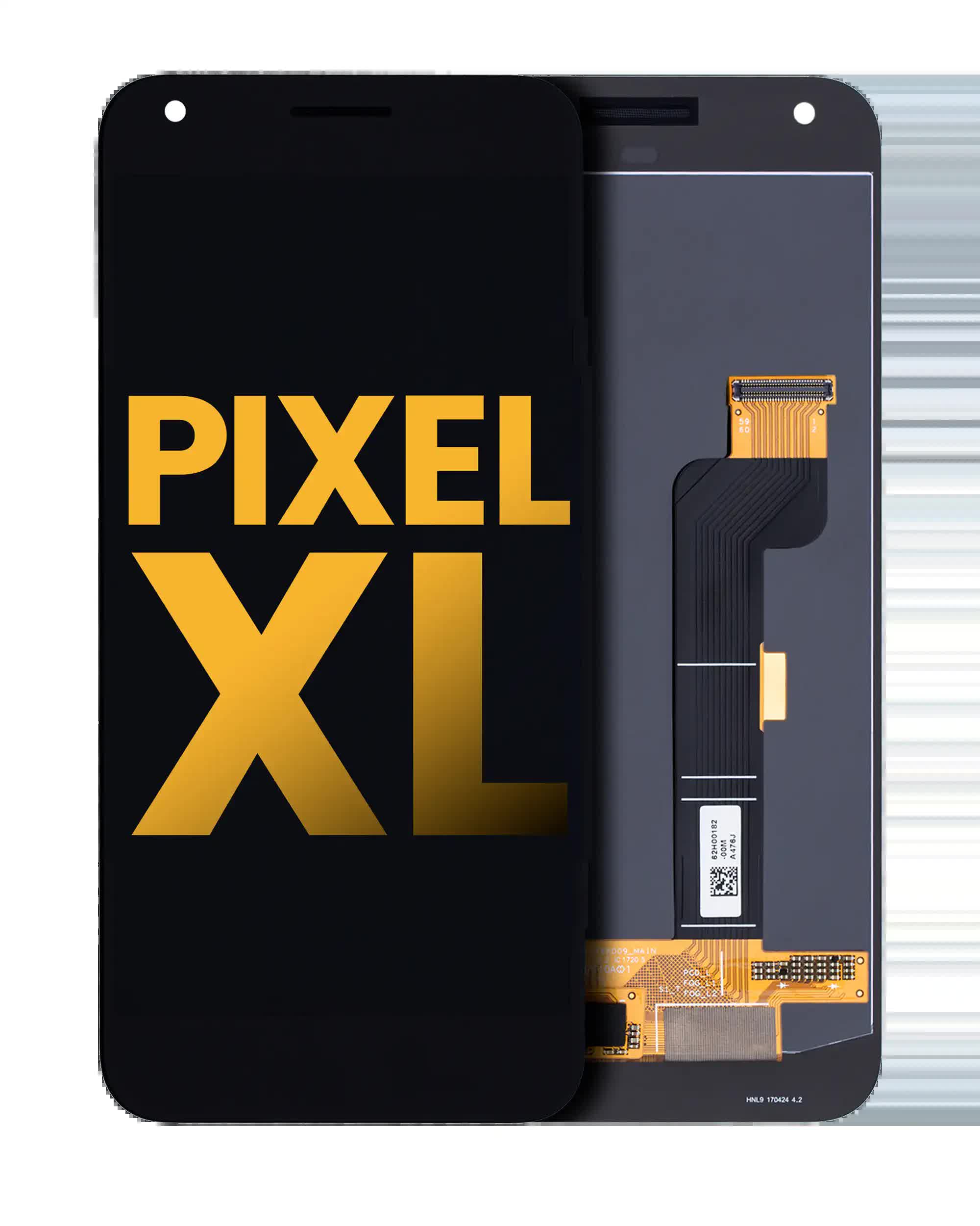 OLED Display ohne Rahmen für Google Pixel XL (professionell aufgearbeitet) (Black (Schwarz))