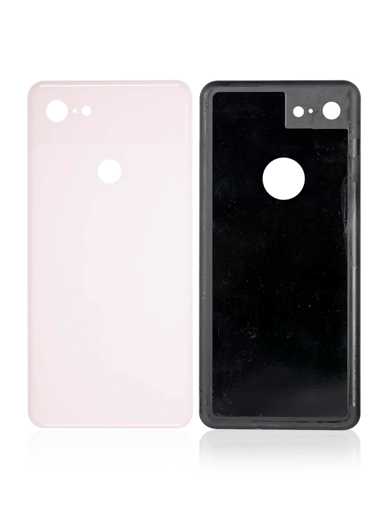 Rückdeckelglas für Google Pixel 3 (ausgebautes Originalteil: Grade neu) (Pink (Rosa))