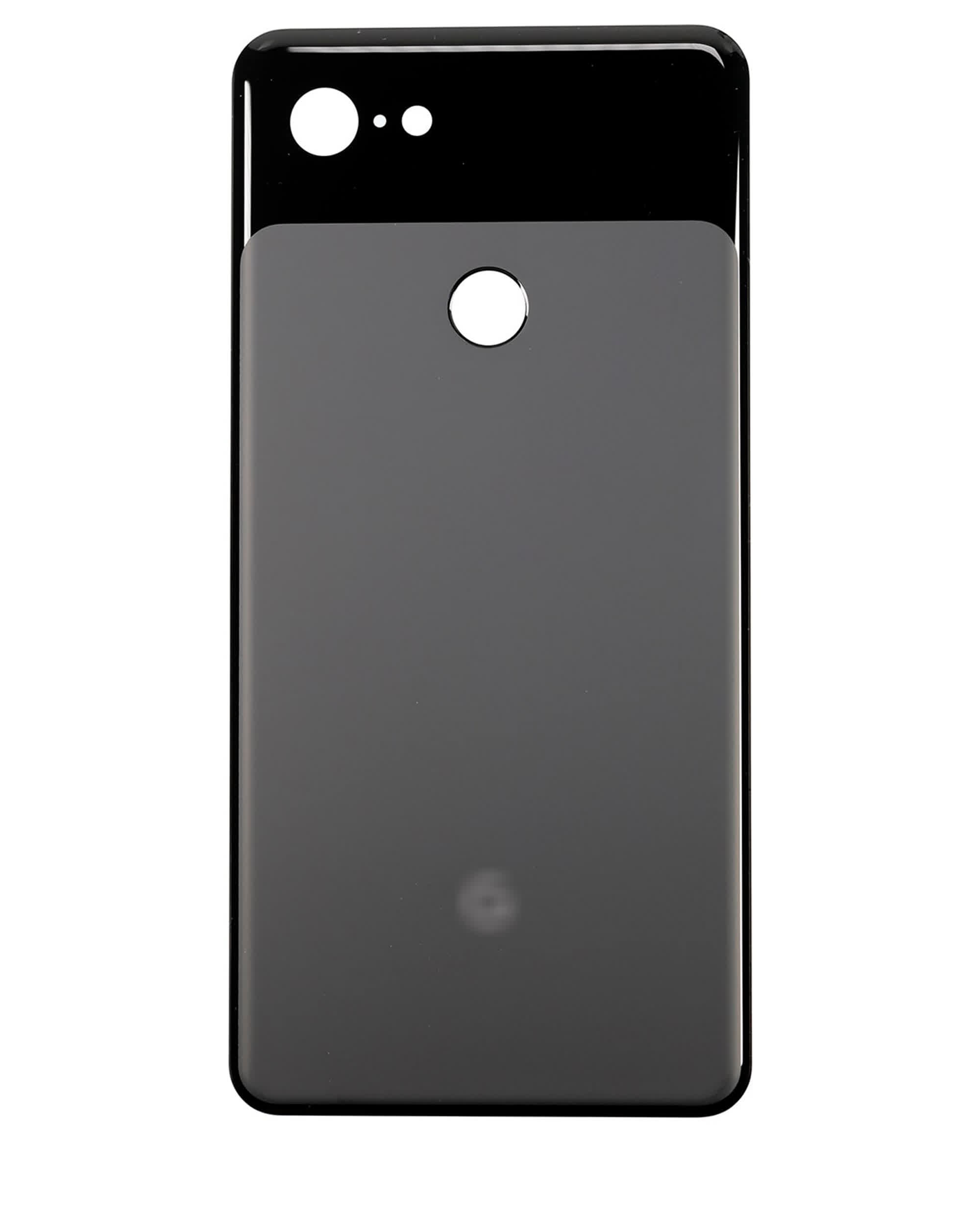 Rückdeckelglas für Google Pixel 3 XL (ausgebautes Originalteil: Grade neu) (Black (Schwarz))
