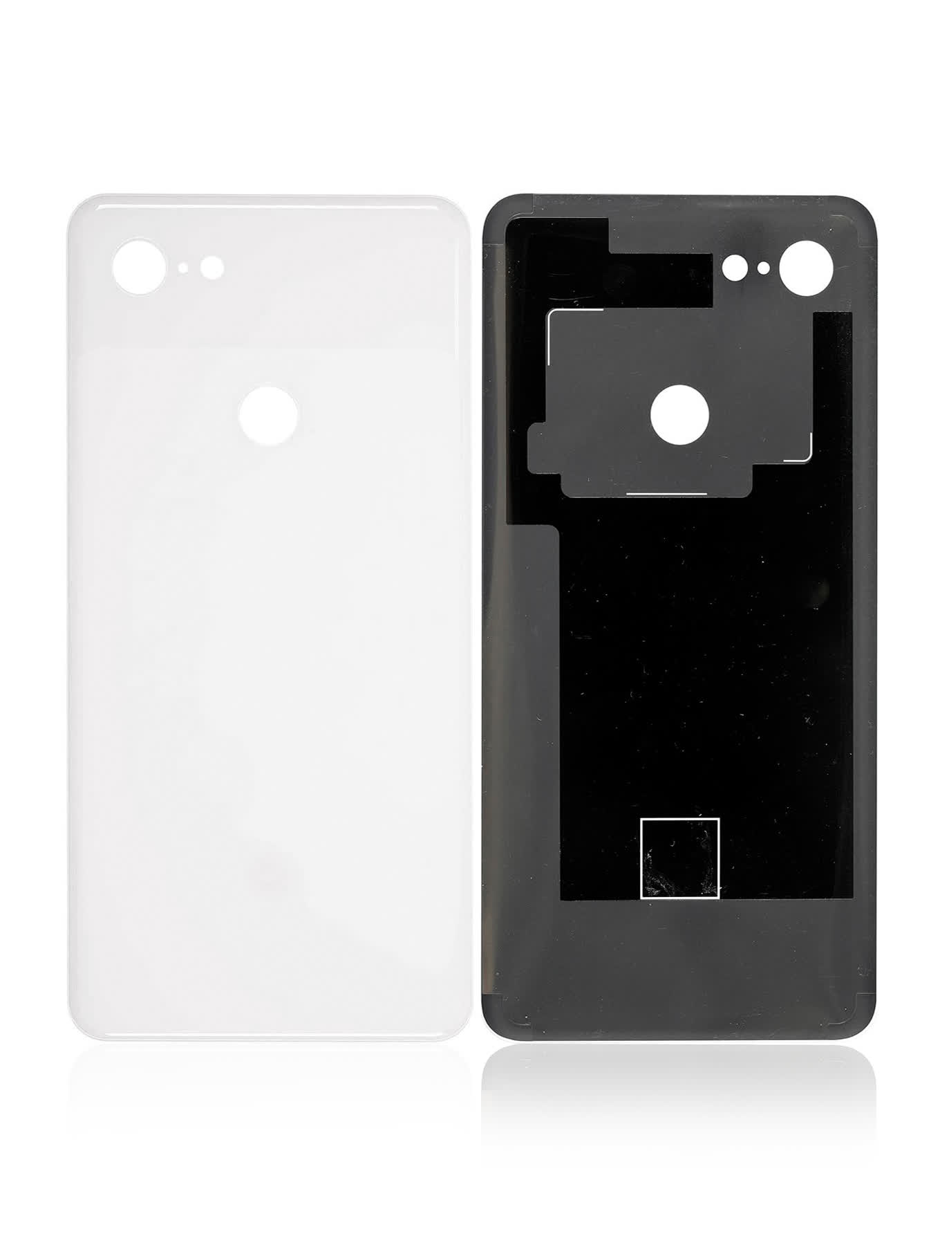 Rückdeckelglas für Google Pixel 3 XL (ausgebautes Originalteil: Grade neu) (White (Weiß))