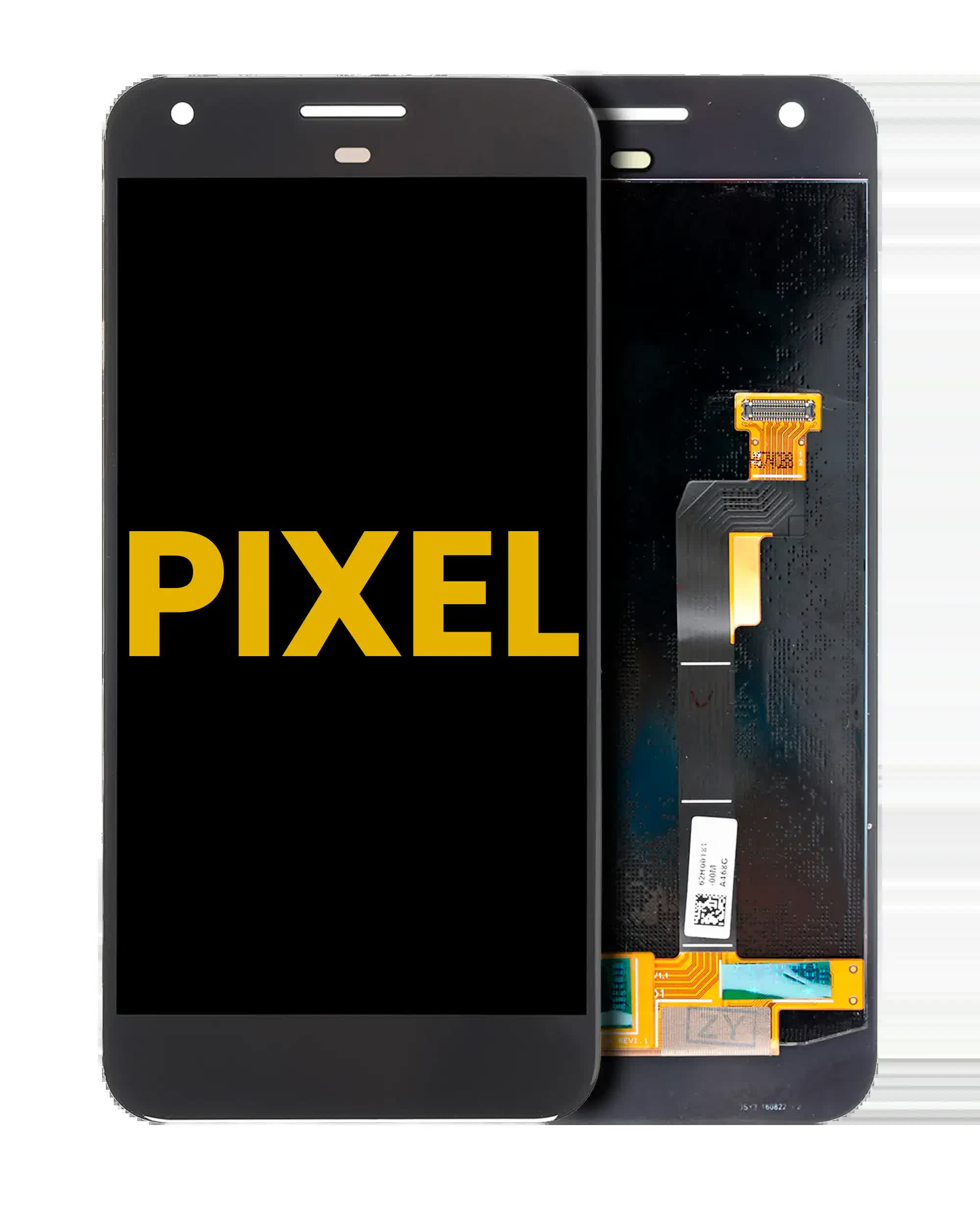 OLED Display ohne Rahmen für Google Pixel (professionell aufgearbeitet) (Black (Schwarz))