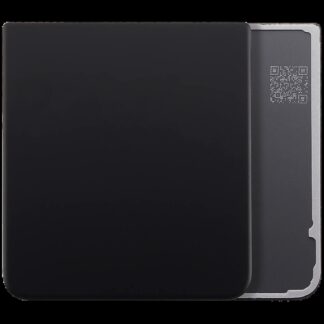 Bottom Rückdeckelglas für Samsung Galaxy Z Flip 3 5G (Aftermarket Plus) (Phantom Black)