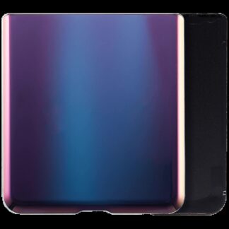 Bottom Rückdeckelglas mit Kameraglas für Samsung Galaxy Z Flip 4G (F700) / Z Flip 5G (F707) (Aftermarket Plus) (Mirror Purple)