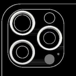 Rückkamera-Blendenring einzeln für iPhone 16 Pro / 16 Pro Max (White Titanium) (3-teiliges Set)