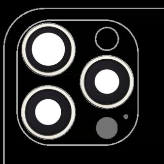 Rückkamera-Glas mit Halterung und Blende für iPhone 16 Pro / 16 Pro Max (3-teiliges Set) (Premium) (Natural Titanium)