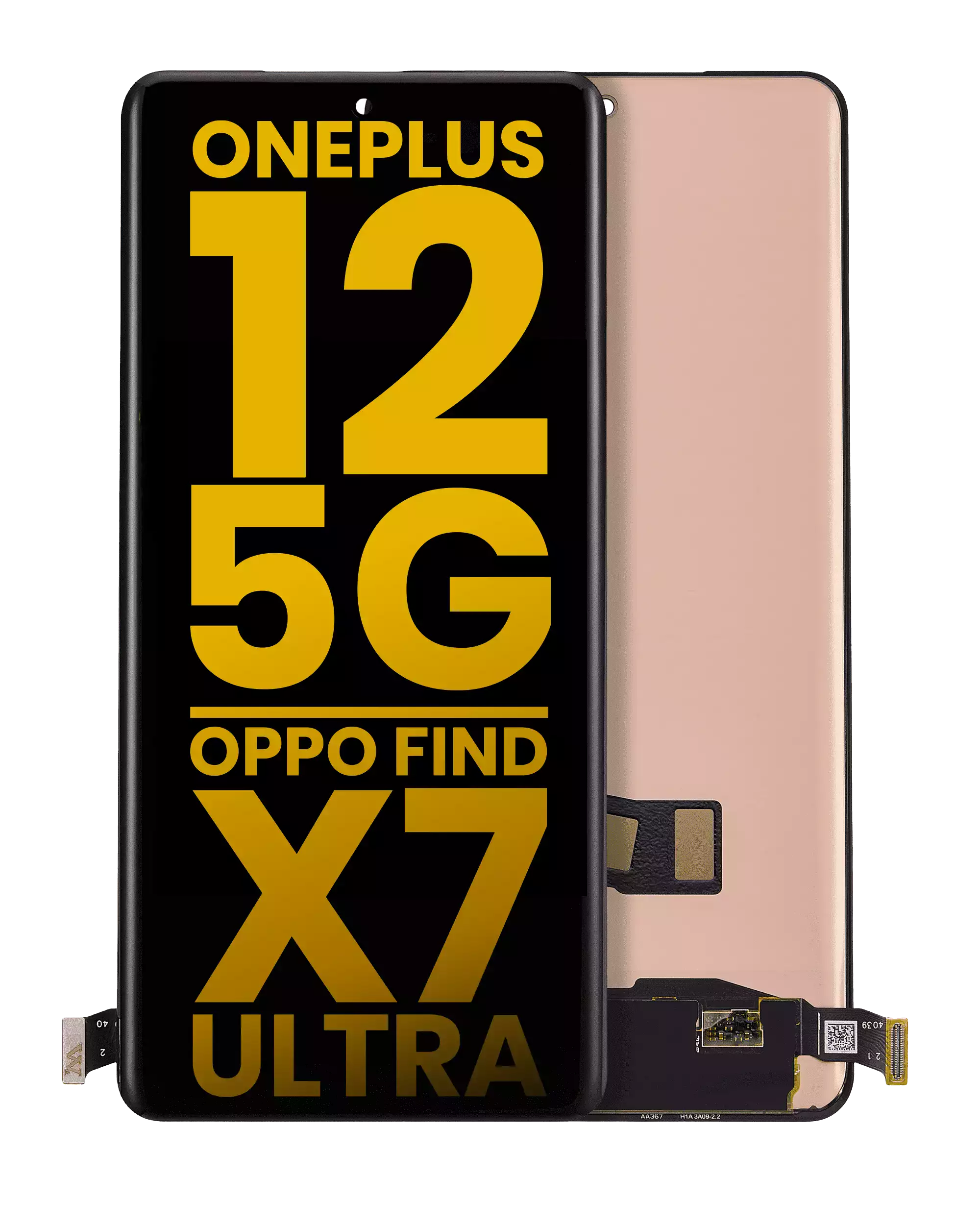 OLED Display ohne Rahmen für OnePlus 12 5G / Oppo Find X7 Ultra (professionell aufgearbeitet) – Bild 3