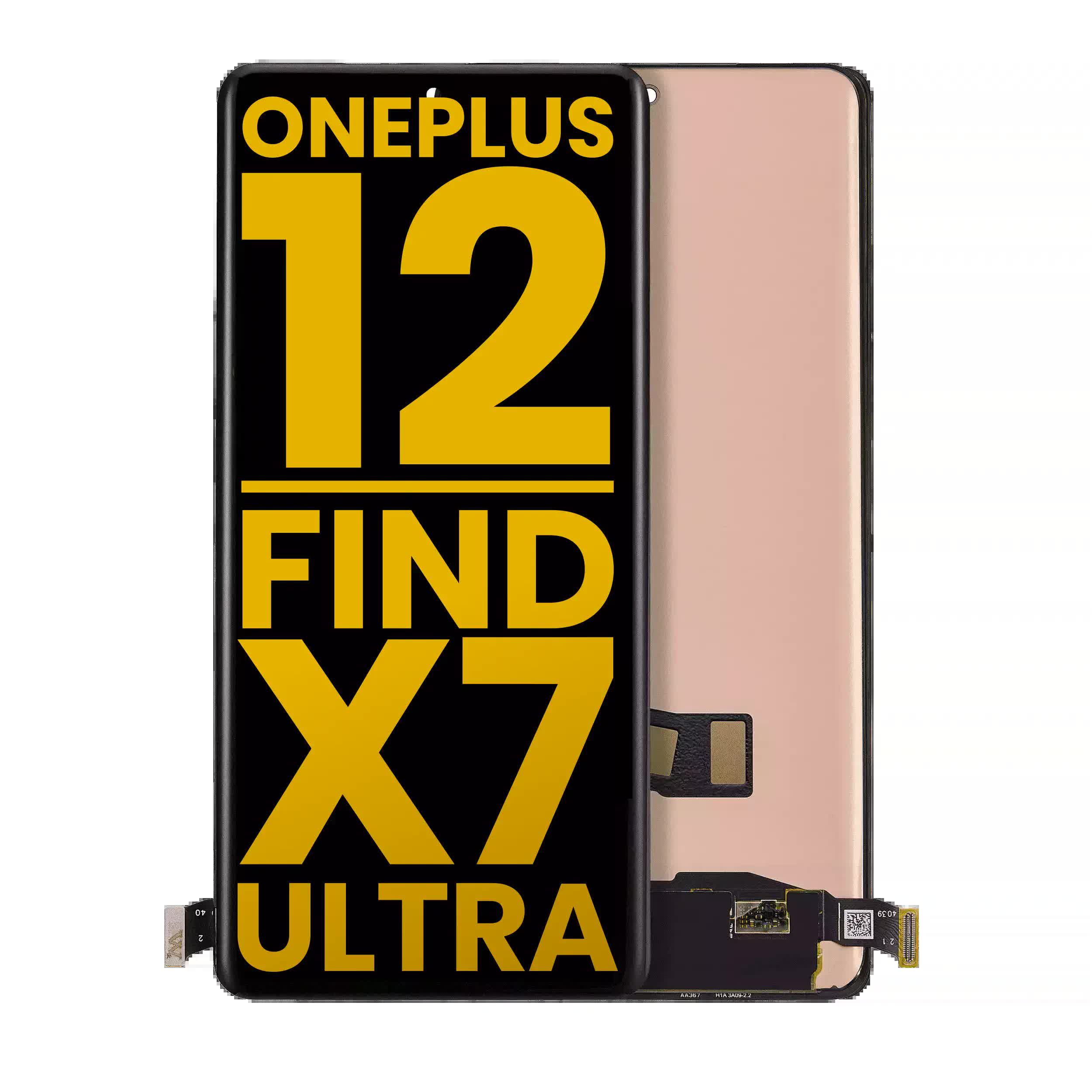 OLED Display ohne Rahmen für OnePlus 12 5G / Oppo Find X7 Ultra (professionell aufgearbeitet)