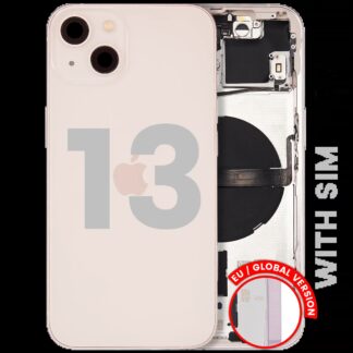 Rückgehäuse mit Kleinteilen für iPhone 13 (EU / globale Version) (ausgebautes Originalteil: Grade A) (Pink (Rosa))