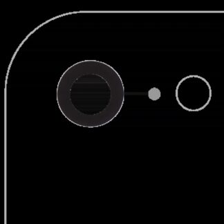 Rückkamera-Glas mit Klebefolie (nur Glas) für iPhone 7 / 8 / SE (2020) / SE (2022) (Real Sapphire) (Premium) (10er-Pack)