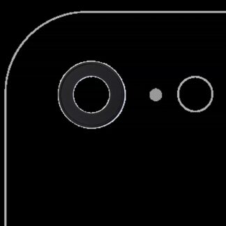 Rückkamera-Glas mit Halterung und Blende für iPhone 7 (Real Sapphire) (Premium) (10er-Pack)