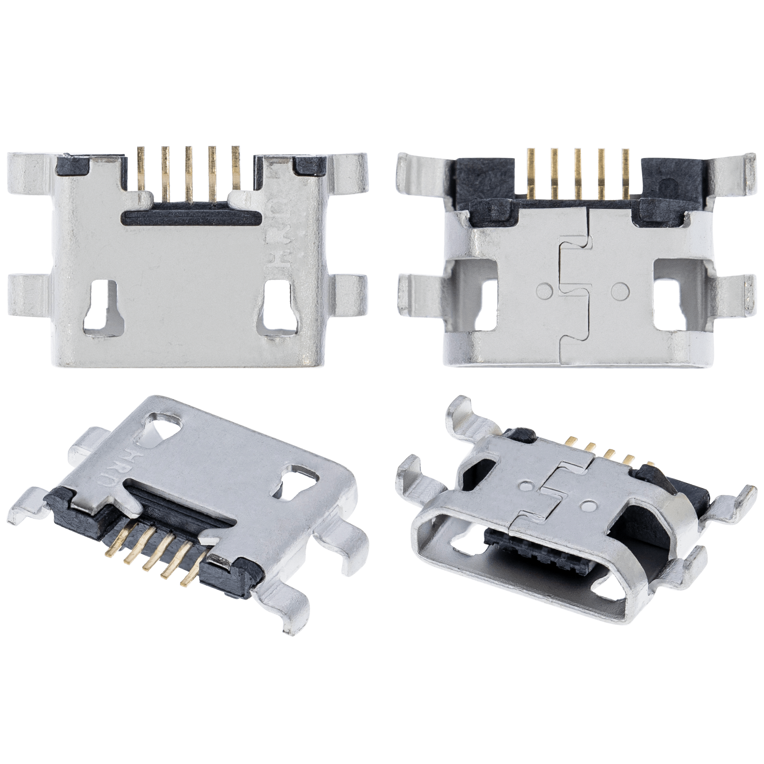Ladebuchse Löten erforderlich - 05 Pin - Micro B - 4 Anchor Points (C186) – Bild 2