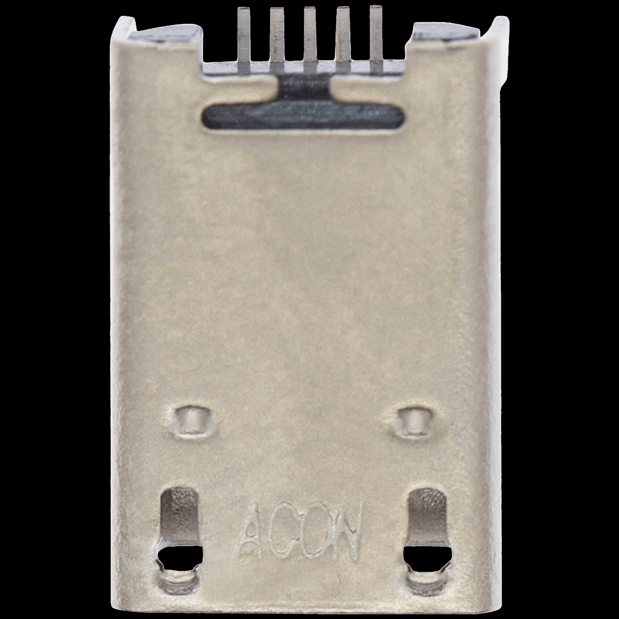 Ladebuchse Löten erforderlich - 05 Pin - Micro B - 4 Anchor Points (C203)
